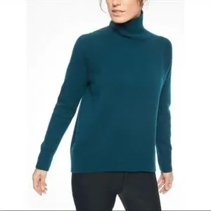 Athleta Sweaters Athleta Bedford Wool Cashmere Turtleneck Sweater Poshmark
